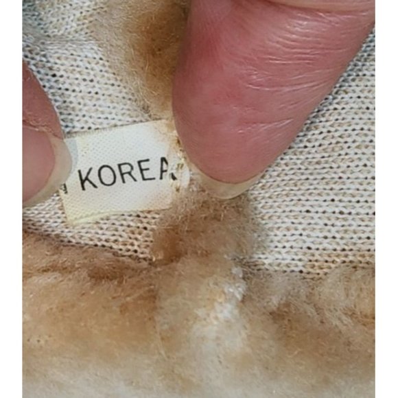 Vintage Monkey with Hat Hand Puppet Plush Stuffed Animal Made in Korea Cute Rare - Picture 7 of 8